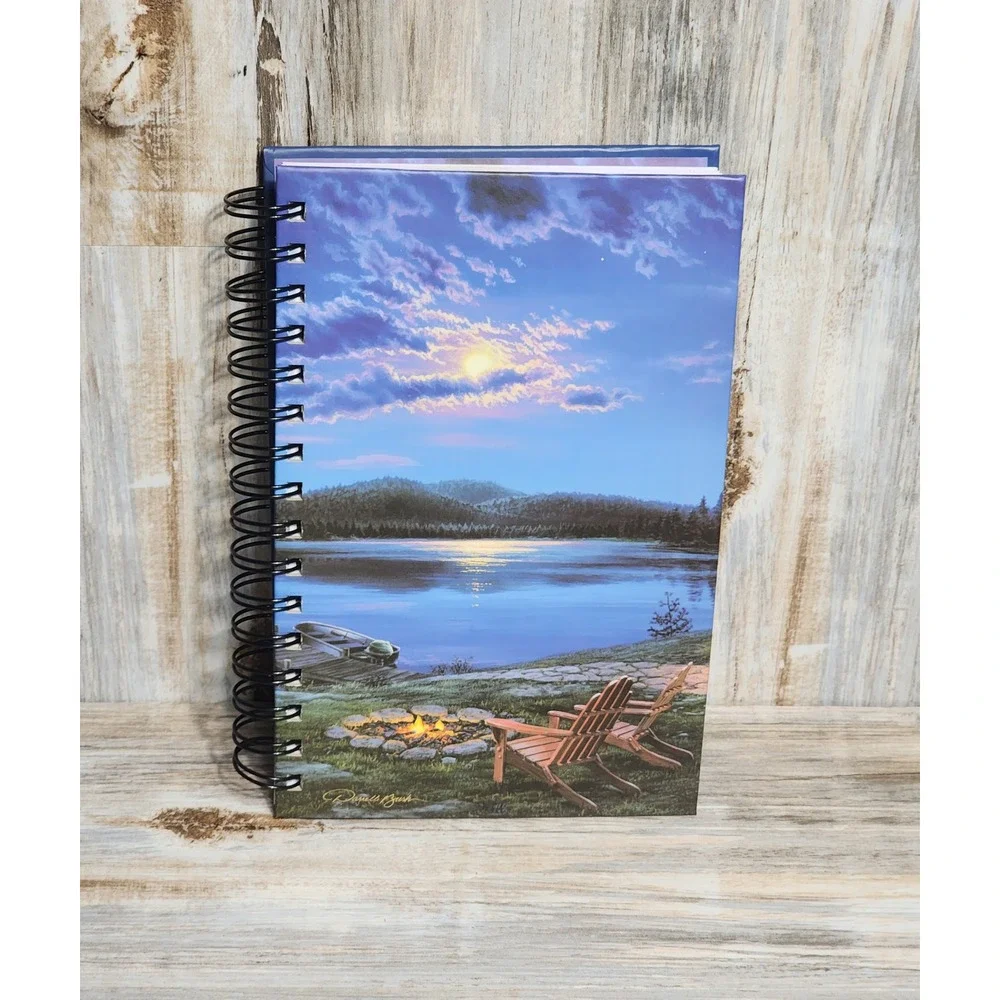 Darrell Bush The Perfect Getaway Spiral Journal Pine Ridge Art Nature Notebook
